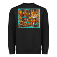 Black autumn skies pumpkin pies tumbler Heavyweight Sweatshirt - BundleAndBundleShop