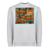 Heather Grey autumn skies pumpkin pies tumbler Heavyweight Sweatshirt - BundleAndBundleShop