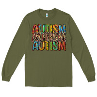 Army Green western autism Long Sleeve Tee - CowGirlArtShop