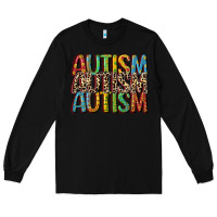Black western autism Long Sleeve Tee - CowGirlArtShop