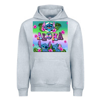 Heather Grey aloha stitch Urban Hoodie - AdoDesignShop