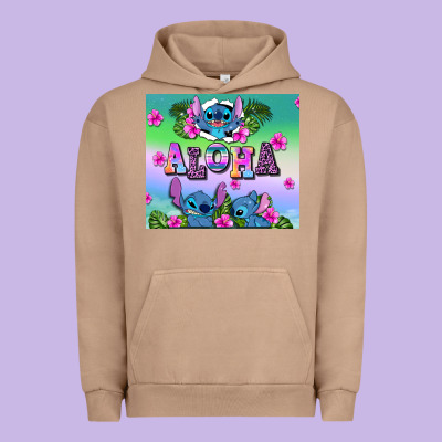 Aloha Stitch Urban Hoodie Designed By Adodesignshop