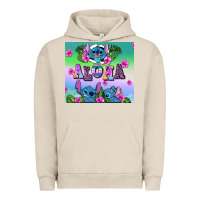 Pigment French Oak aloha stitch Urban Hoodie - AdoDesignShop