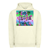 Pigment Pistachio aloha stitch Urban Hoodie - AdoDesignShop