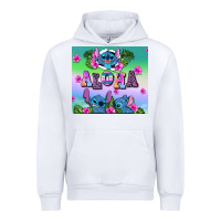 White aloha stitch Urban Hoodie - AdoDesignShop