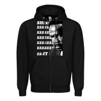 Black clay davis quotsheeeeeeitquot 3  t travel Zipper Hoodie - lanVoArt