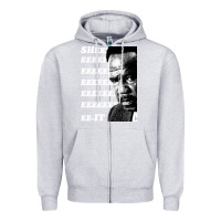 Heather Grey clay davis quotsheeeeeeitquot 3  t travel Zipper Hoodie - lanVoArt
