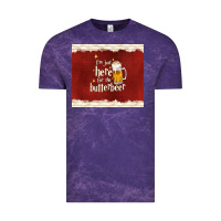 Cloud Purple i'm just here for the butterbeer Vintage Tee - TumblerDesignByShophia