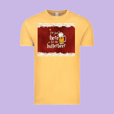 I'm Just Here For The Butterbeer Vintage Tee Designed By Tumblerdesignbyshophia