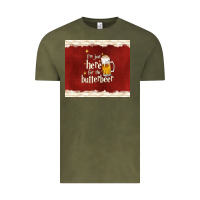 Vintage Olive i'm just here for the butterbeer Vintage Tee - TumblerDesignByShophia