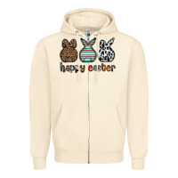 Sandshell Happy Easter Zipper Hoodie - CowhideDigitalArt