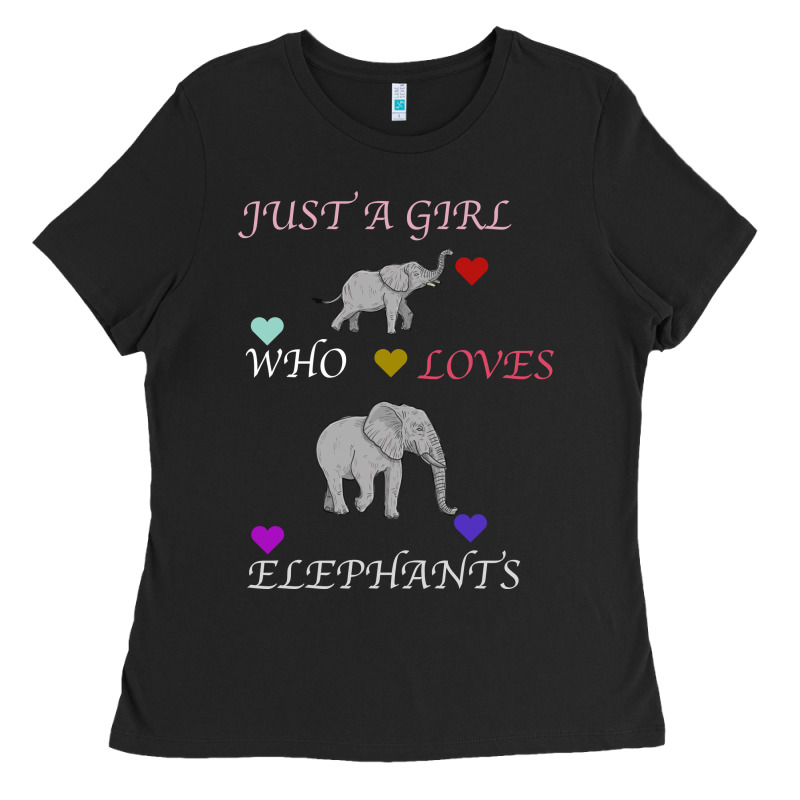 Just A Girl Who Loves Elephants Ladies Tee by Bettercallsaul | Teevron