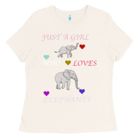 Bone Just A Girl Who Loves Elephants Ladies Tee - Bettercallsaul