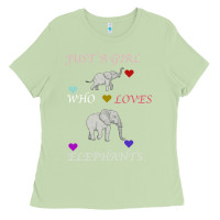 Matcha Just A Girl Who Loves Elephants Ladies Tee - Bettercallsaul