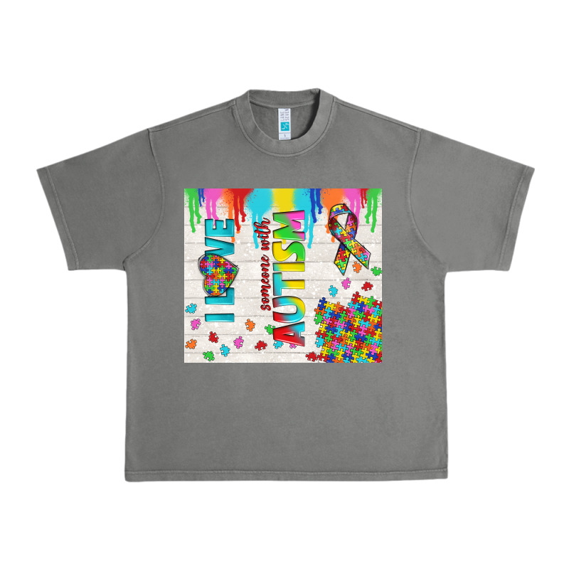 I Love Someone With Autism Urban Heavy Tee by TumblerDesignByShophia | Teevron