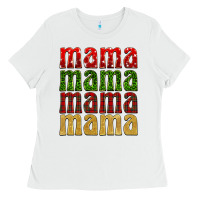 White Christmas mama Ladies Tee - BarkalooDesign