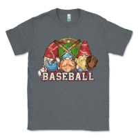 Charcoal Heather Baseball gnomes Classic Tee - NancyCooperArtShop