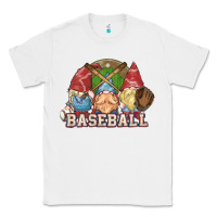 White Baseball gnomes Classic Tee - NancyCooperArtShop