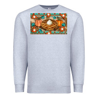 Heather Grey pumpkin pie Premium Sweatshirt - Artiststas