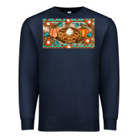 Navy pumpkin pie Premium Sweatshirt - Artiststas