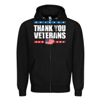 Black Shirts For Veterans, Thank You Veterans Shirt Veterans Day Zipper Hoodie - lanVoArt