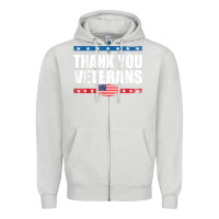 Dove Grey Shirts For Veterans, Thank You Veterans Shirt Veterans Day Zipper Hoodie - lanVoArt