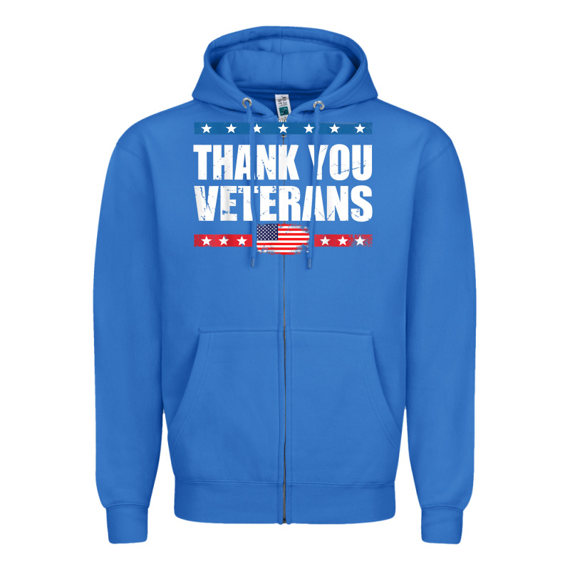 Shirts For Veterans, Thank You Veterans Shirt Veterans Day Zipper Hoodie by lanVoArt | Teevron