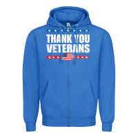 True Royal Shirts For Veterans, Thank You Veterans Shirt Veterans Day Zipper Hoodie - lanVoArt