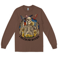 Chestnut freedom rocks Long Sleeve Tee - CowGirlArtShop