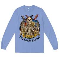 Colony Blue freedom rocks Long Sleeve Tee - CowGirlArtShop