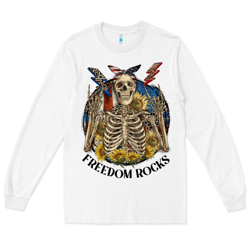 Freedom Rocks Long Sleeve Tee by CowGirlArtShop | Teevron