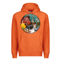 Carrot Christmas On The Farm Premium Hoodie - FaDigitalArtStudio