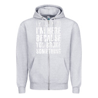 Heather Grey construction crew funny contractor gift premium t shirt Zipper Hoodie - lanVoArt
