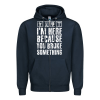Navy construction crew funny contractor gift premium t shirt Zipper Hoodie - lanVoArt