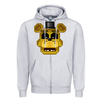 Heather Grey Day Gift Five Nights At Freddy'S Graphic For Fan Zipper Hoodie - lanVoArt