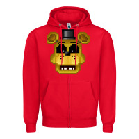 Red Day Gift Five Nights At Freddy'S Graphic For Fan Zipper Hoodie - lanVoArt