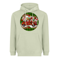 Matcha christmas gnomes truck Heavyweight Hoodie - Artiststas