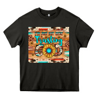 Asphalt i'm just out here trusting god Heavy Core Tee - JahusDesignShop