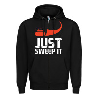 Just Sweep It! Funny Curling Sports Gift Hoodie Zipper Hoodie | Teevron