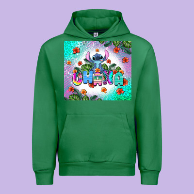 Ohana Stitch Urban Hoodie Designed By Adodesignshop