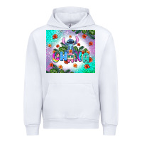 White ohana stitch Urban Hoodie - AdoDesignShop