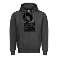 Charcoal Heather lover gift lauryn hill retro wave Zipper Hoodie - lanVoArt