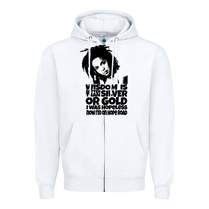 Lover Gift Lauryn Hill Retro Wave Zipper Hoodie by lanVoArt | Teevron