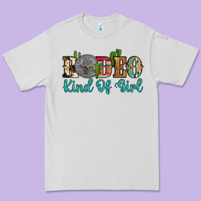 Rodeo Kind Of Girl Premium Tee Designed By Artiststas