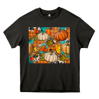 Asphalt fall pumpkin tumbler Heavy Core Tee - BundleAndBundleShop