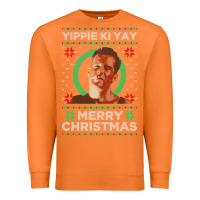 Carrot Hot Trend Die Hard Christmas Yippie Ki Yay Premium Sweatshirt - lanVoArt