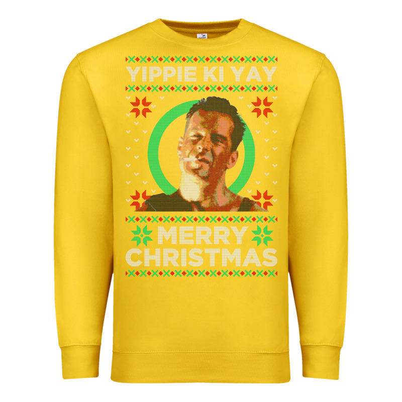 Hot Trend Die Hard Christmas Yippie Ki Yay Premium Sweatshirt by lanVoArt | Teevron