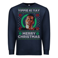 Navy Hot Trend Die Hard Christmas Yippie Ki Yay Premium Sweatshirt - lanVoArt