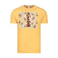 Vintage Mustard hogwarts with letters Vintage Tee - TumblerDesignByShophia