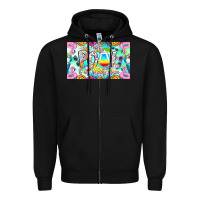 Black The Pool Is My Happy Place Zipper Hoodie - CowhideDigitalArt